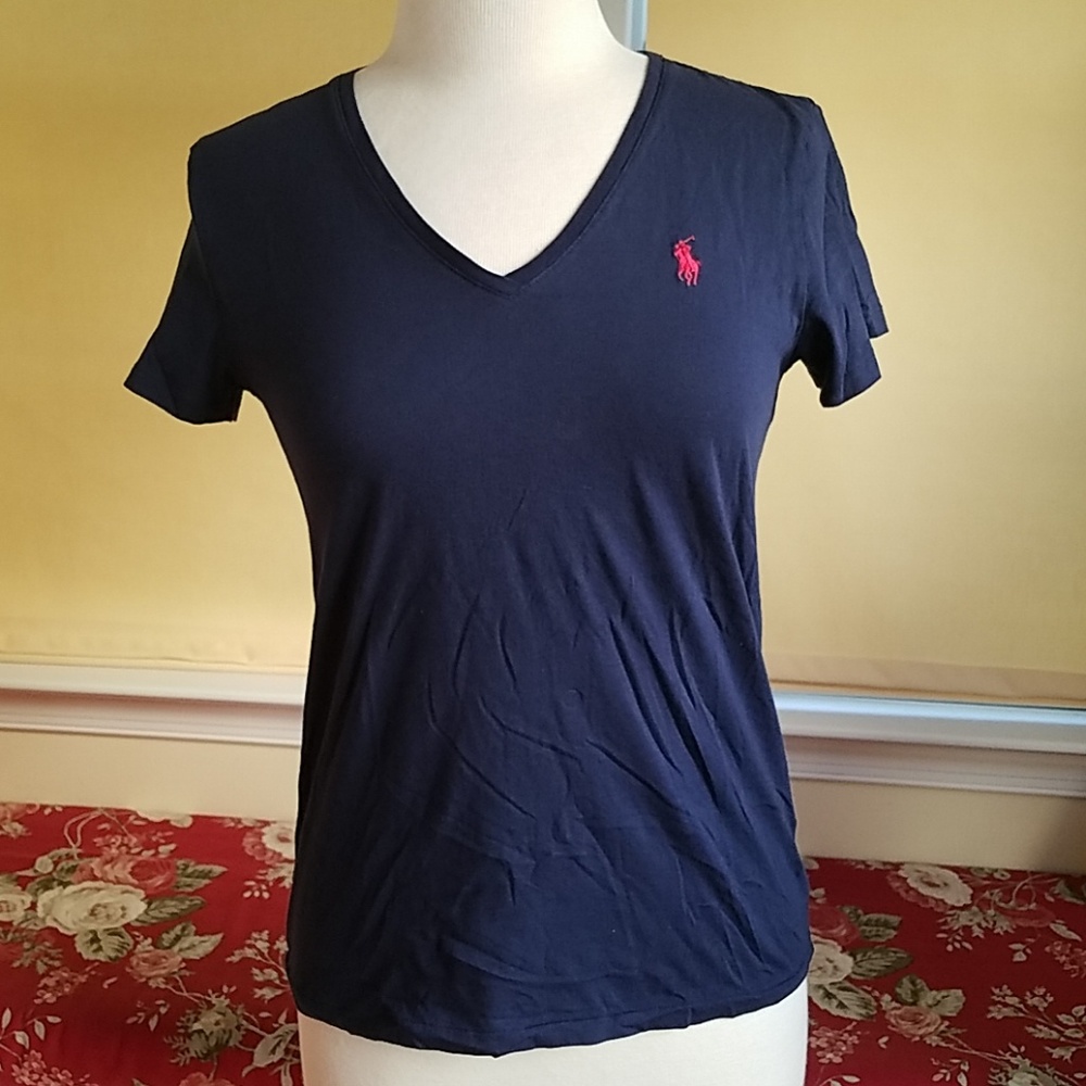 Ralph Laren Sport short sleeve vee neck tshirt